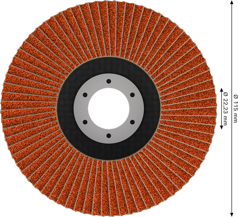 Lamelový kotouč Bosch EXPERT X782, úhlový, 115 mm, G80.